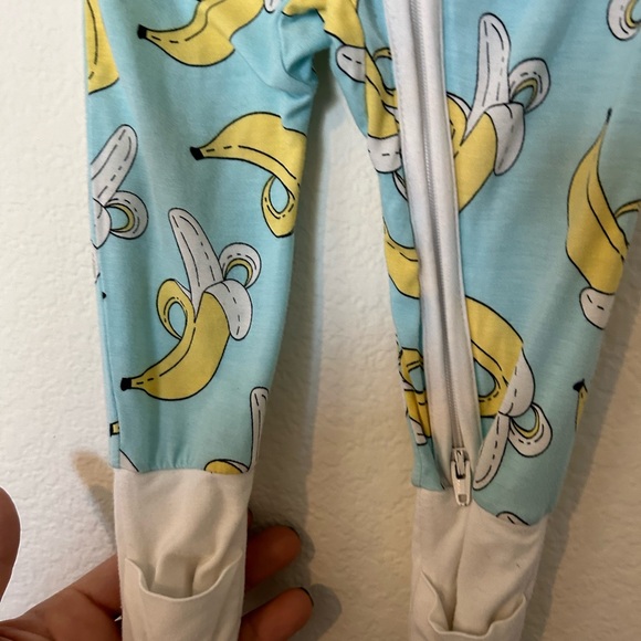 Little Sleepies Zipper Pajamas for Baby Boys & Baby Girls, Banana 3-6 - Picture 10 of 10